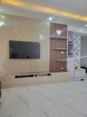 Composed TV Stand Priced Per Square Meter. ቲቪ ስታንድ በካሬ