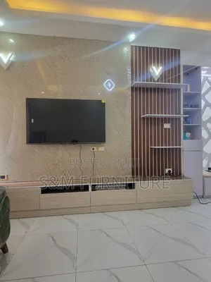 Composed TV Stand Priced Per Square Meter. ቲቪ ስታንድ በካሬ