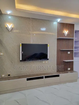 Composed TV Stand Priced Per Square Meter. ቲቪ ስታንድ በካሬ