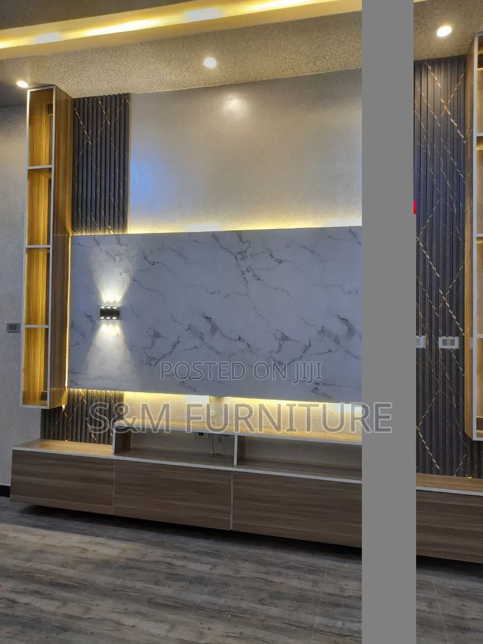 Calm TV Stand Priced Per Square Meter. ቲቪ ስታንድ በካሬ