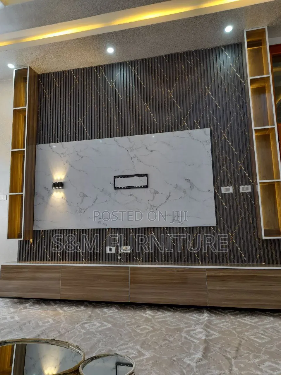 Calm TV Stand Priced Per Square Meter. ቲቪ ስታንድ በካሬ