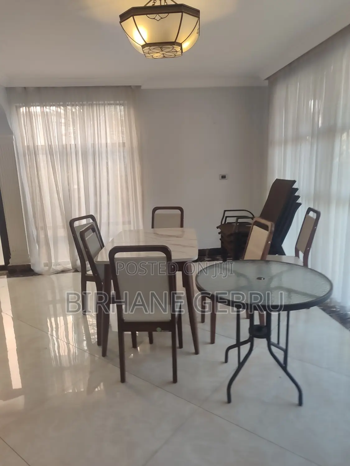 Furnished 5bdrm House in G+1, Bole for rent
