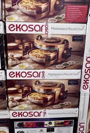 Ekosan Round Oven – Large Family Size Electric Oven, Silver New 2026