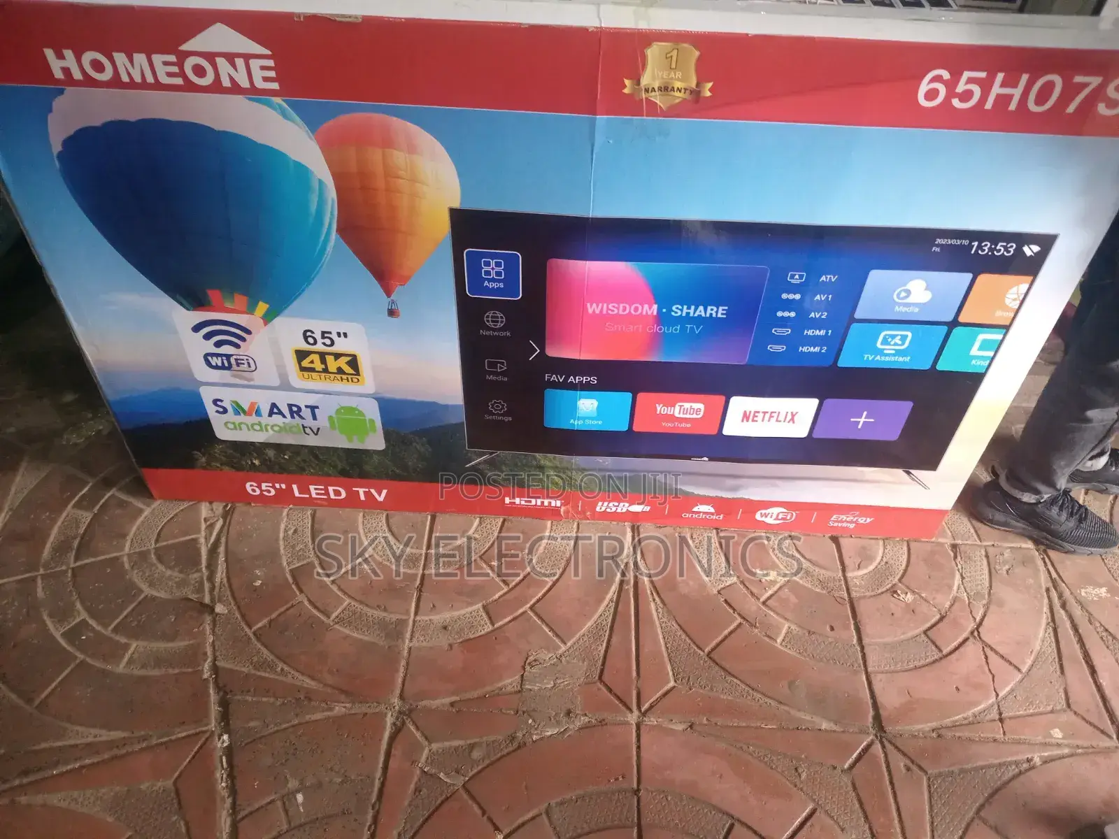 Homeone TV 65inch Smart Android TV
