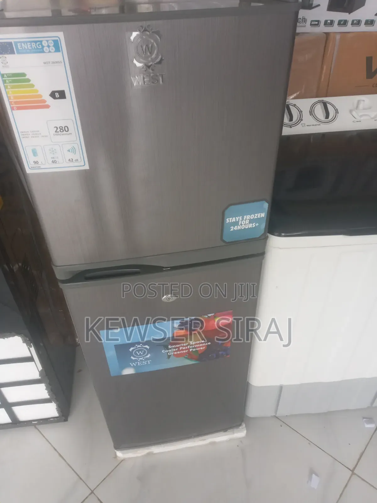 West 270liter Refrigerator