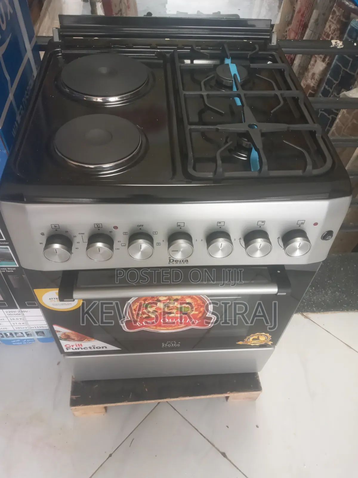 ዴልታ Free Standing Oven 60by 60c