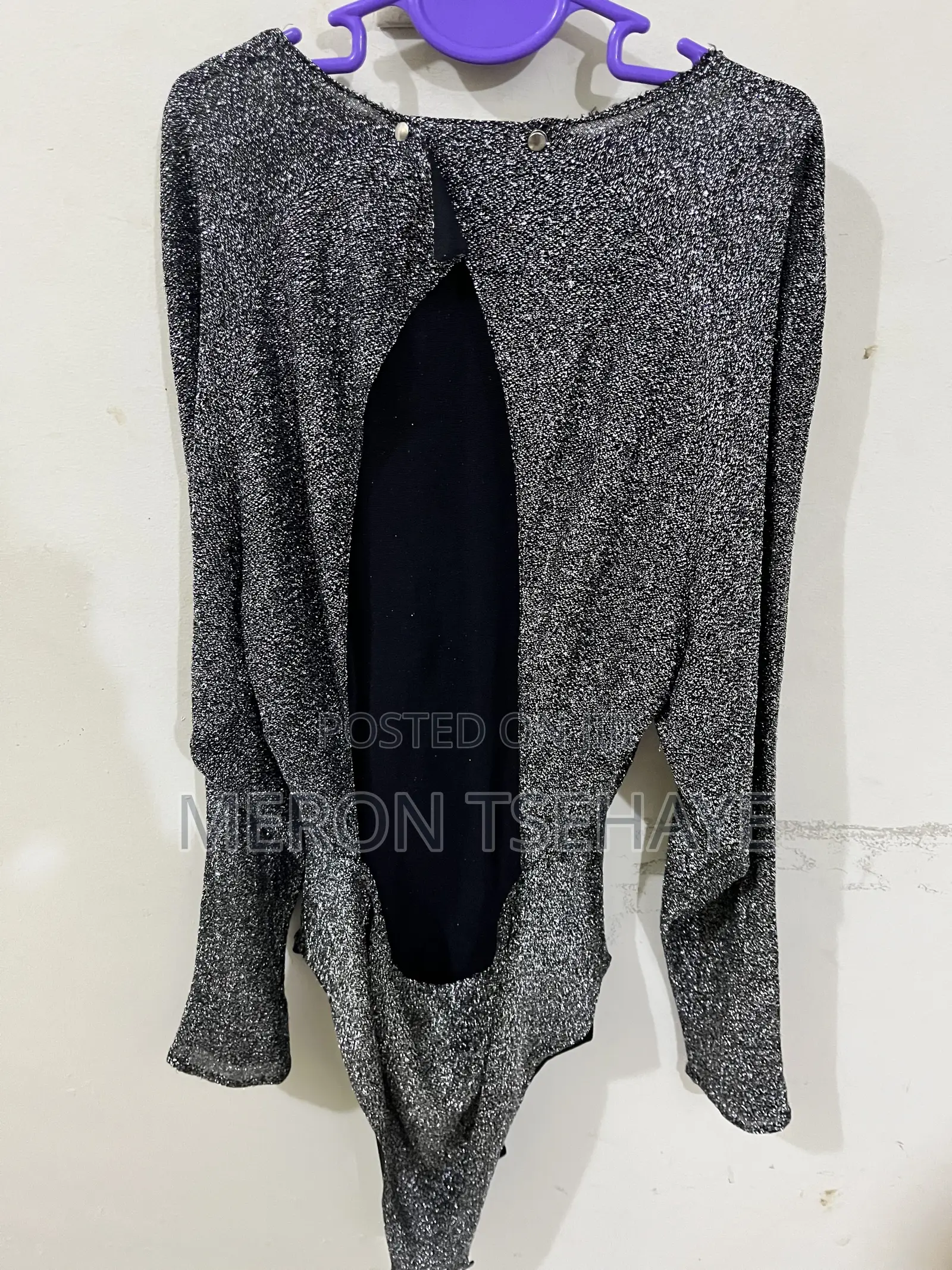Ladies Shiny Bodysuit Slightly Used