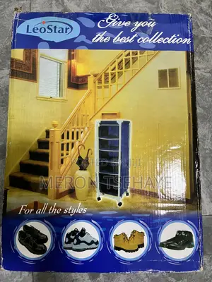 Moveable and Foldable Shoe Rack
