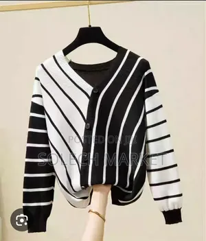 Black and White Striped Diagonal