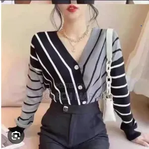 Black and White Striped Diagonal