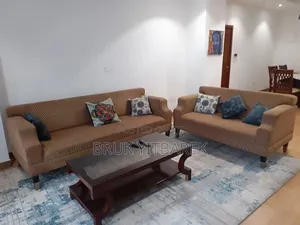 Beautiful Beige 7-Seater Sofa Set – Slightly Used