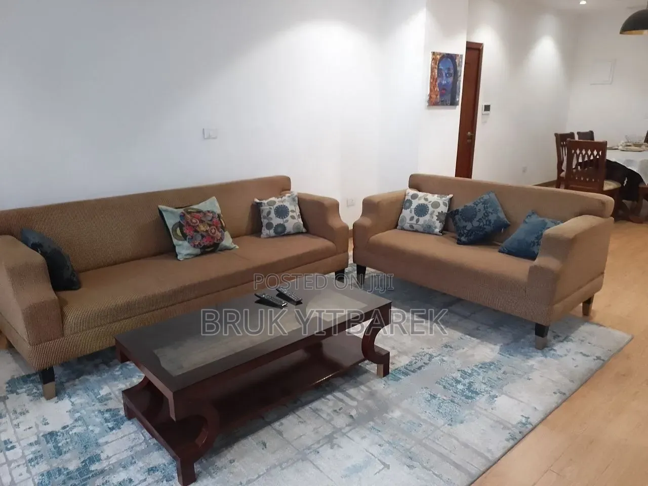 Beautiful Beige 7-Seater Sofa Set – Slightly Used