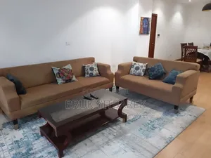 Beautiful Beige 7-Seater Sofa Set – Slightly Used