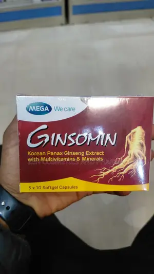 Ginsomin Korean Ginseng With Multivitamins and Minerals From Thailand