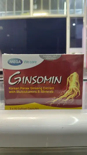 Ginsomin Korean Ginseng With Multivitamins and Minerals From Thailand
