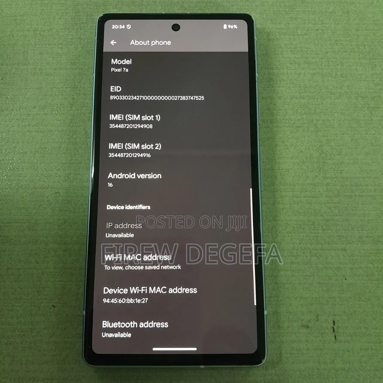 Google Pixel 7a 128 GB Blue