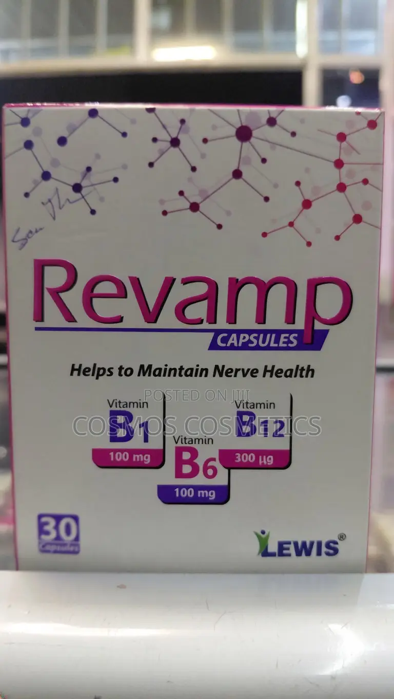 Revamp Vitamin B Complex Capsules for Nerve Health