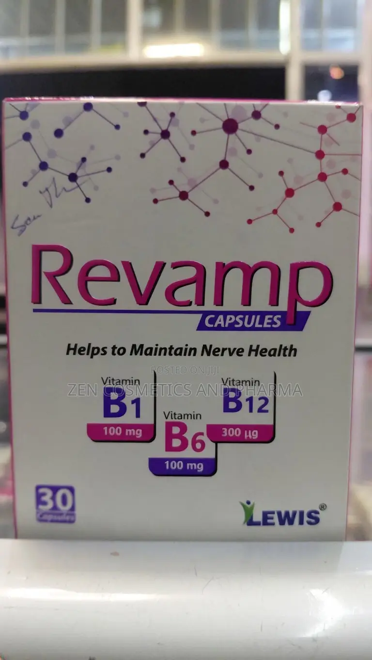 Revamp Vitamin B Complex Capsules for Nerve Health