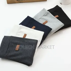 Thick, High-Waisted Fleece-Lined Winter Leggings Various Colors.