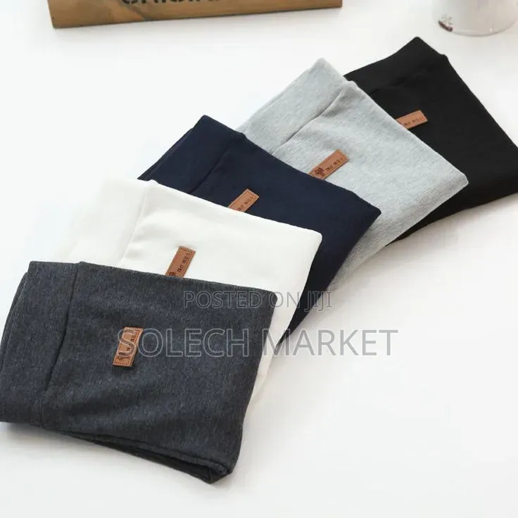 Thick, High-Waisted Fleece-Lined Winter Leggings Various Colors.