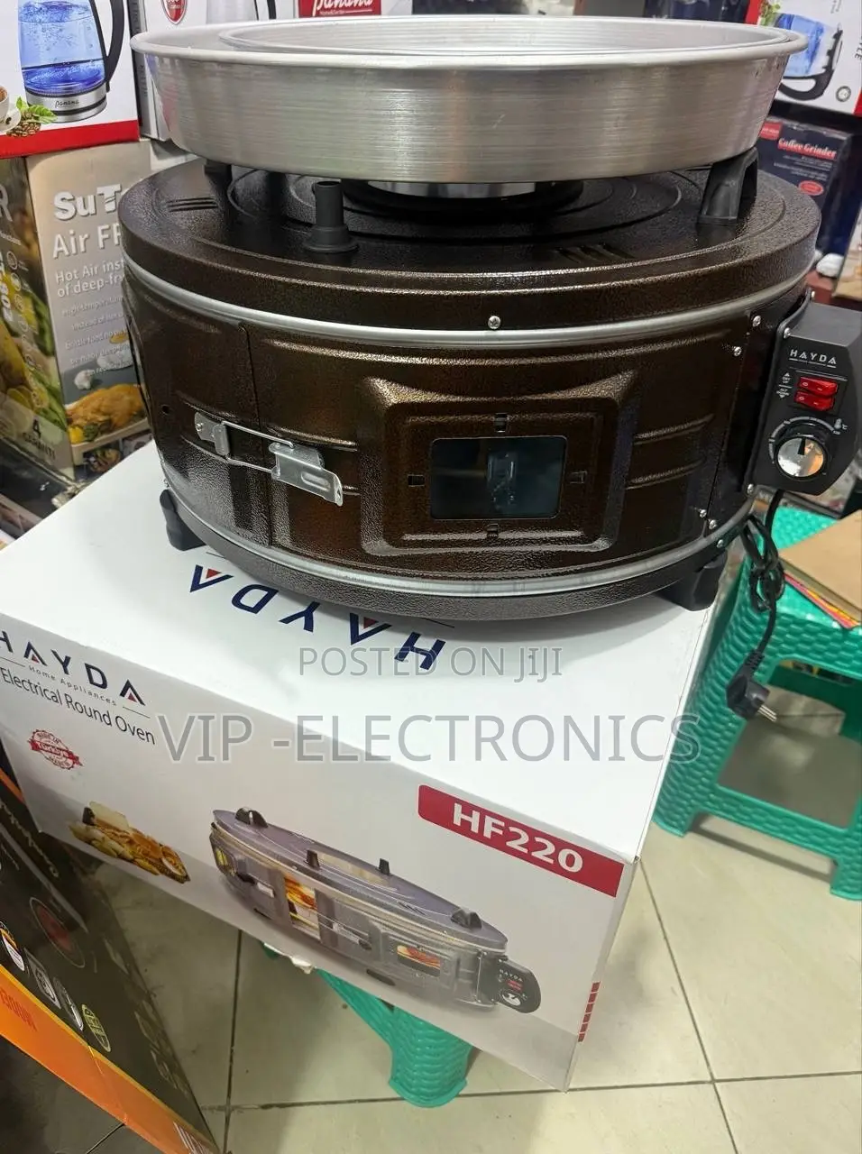 HAYDA Electrical Round Oven, Model HF220, With a Powerful 1300W