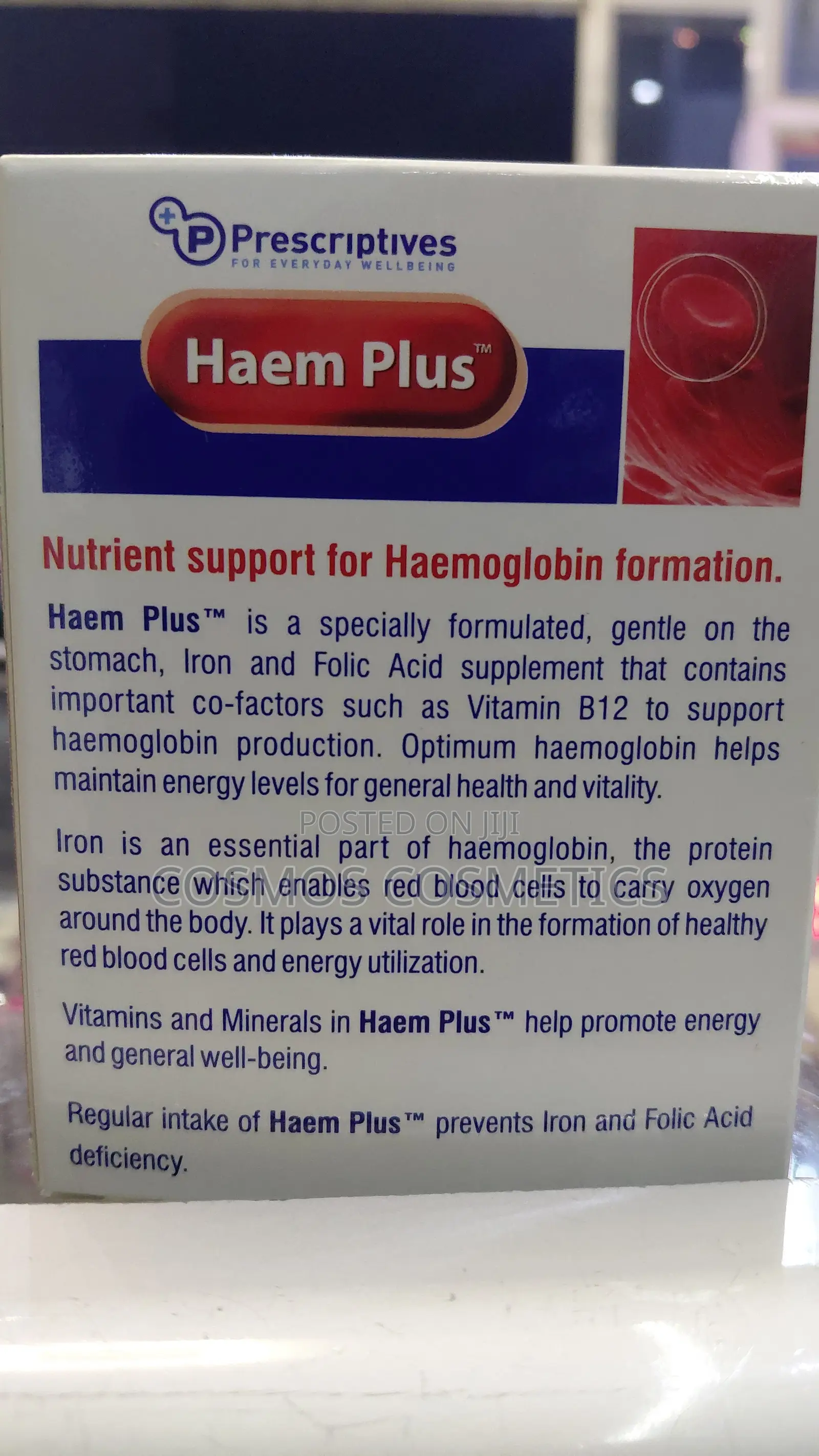 Haem Plus Iron + Folic Acid With Vitamins + Minerals Blood Tonic