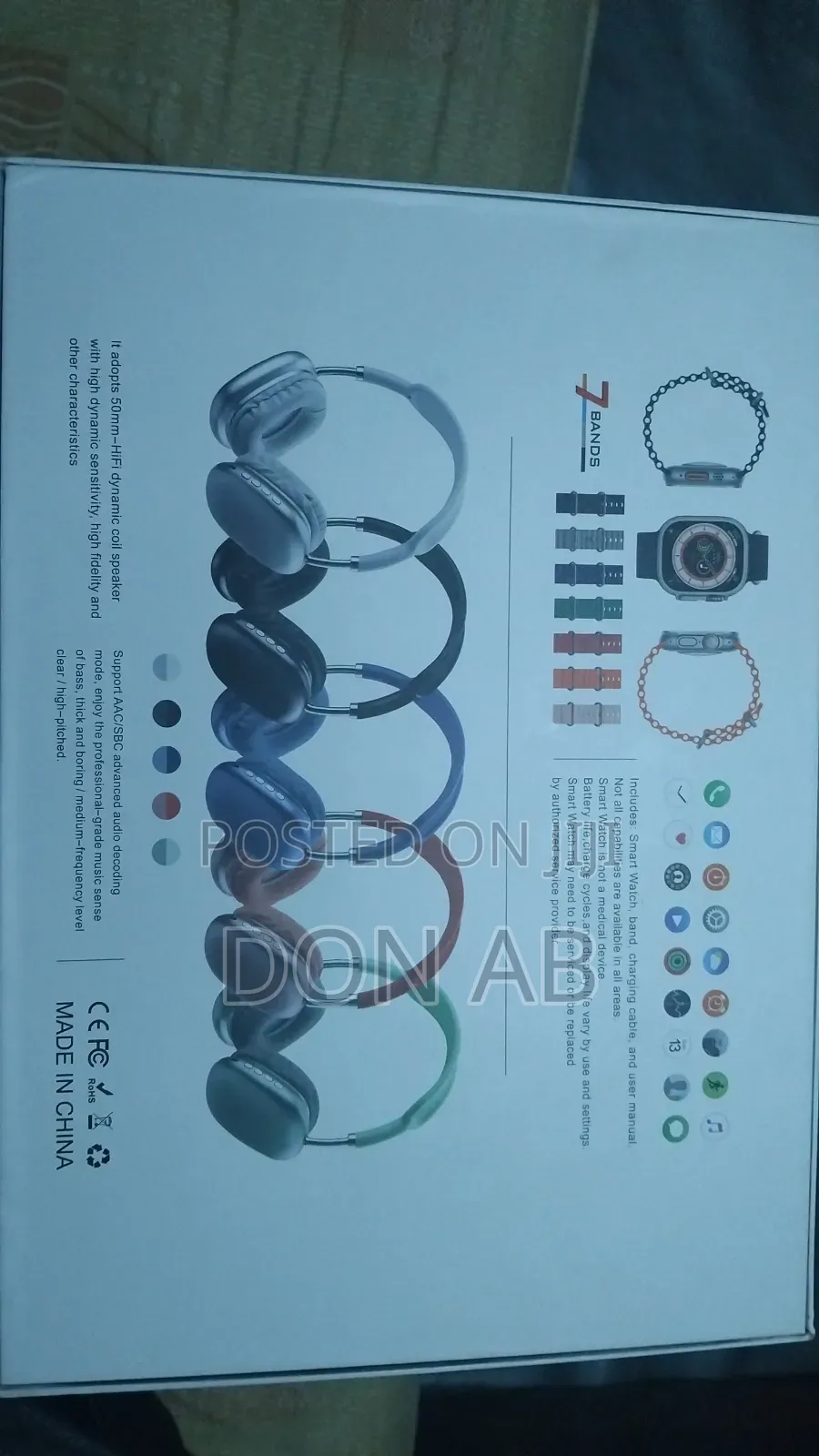 Smart Watch and Head Phon