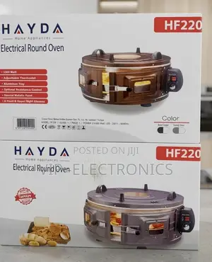 HAYDA Electrical Round Oven 1300W Powerful Electric Heating