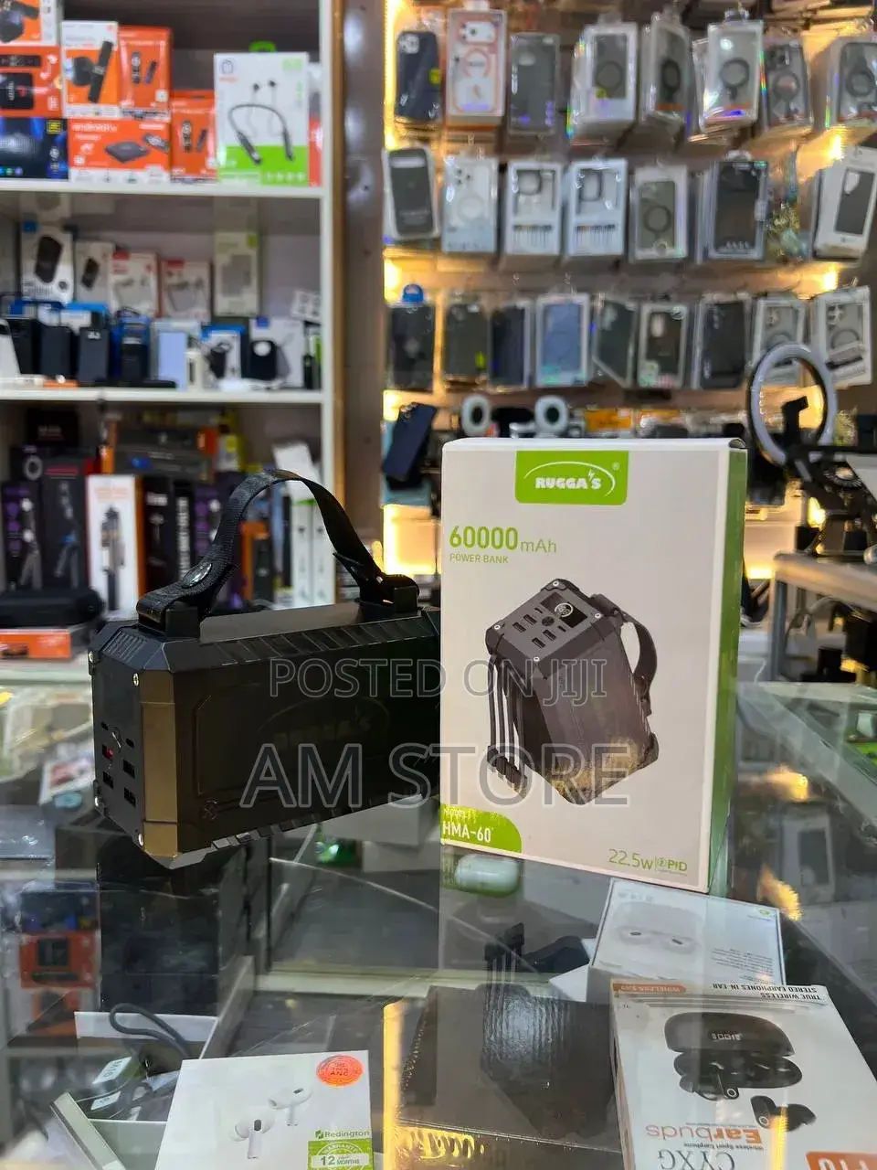 RUGGA'S 60000mAh Power Bank With Cables