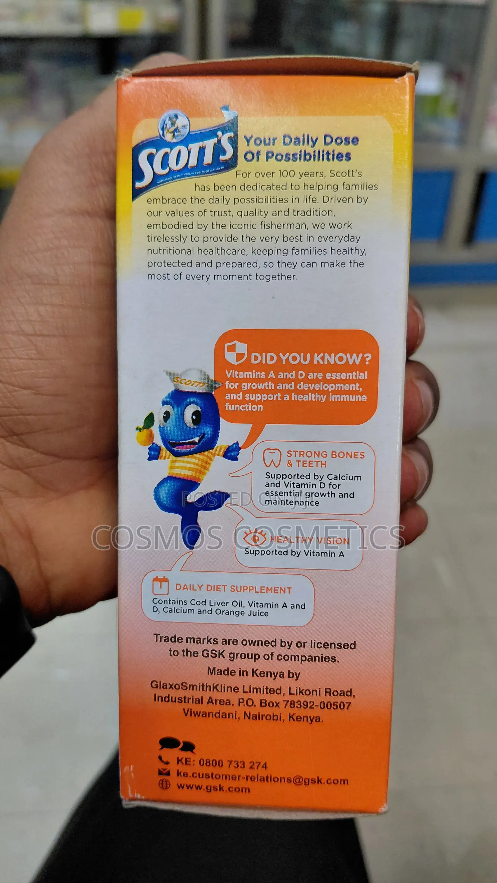 Scott's Emulsion Food Supplement With Cod Liver Oil