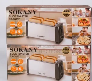 Sokany 4-Slice Electric Toaster – Sk-08152 Fast Toasting