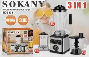 Sokany Sk-3333 3-in-1 High Power Blender Powerful • Multi