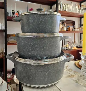 Momcoc Kitchenware Set 4 ዶሮ, 3ዶሮ እና 2ዶሮ የሚሰሩ የማይዙ ድስቶች