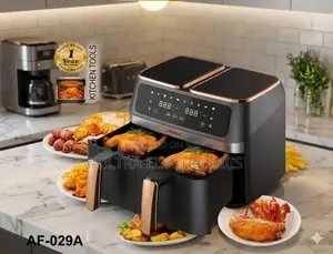 Chenrui AF-029A 12L Dual Drawer Digital Air Fryer በሁለት የተለያዩ የማብሰያ