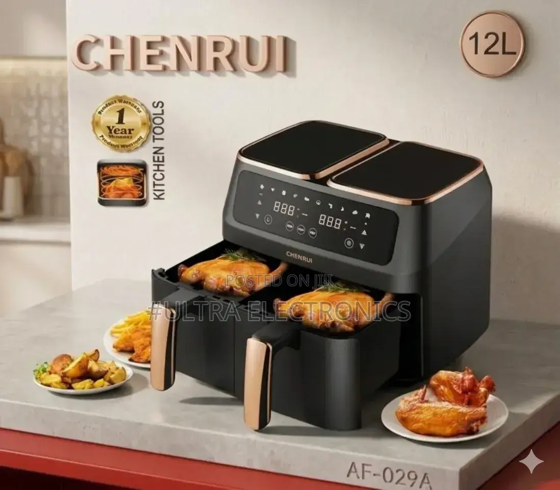 Air Fryer Chenrui Af-029a | 12l Digital Dual