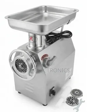 COMMERCIAL-GRADE ELECTRIC MEAT GRINDER Powerful • Stainless Steel •