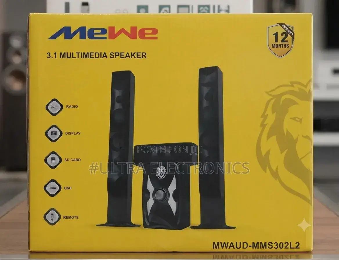 MeWe 3.1 MULTIMEDIA SPEAKER SYSTEM – MWAUD-MMS302L2