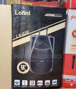 Lonni Professional Speaker ኃይለኛ እና ንጹህ ድምፅ ጥልቅና Powerful Bass
