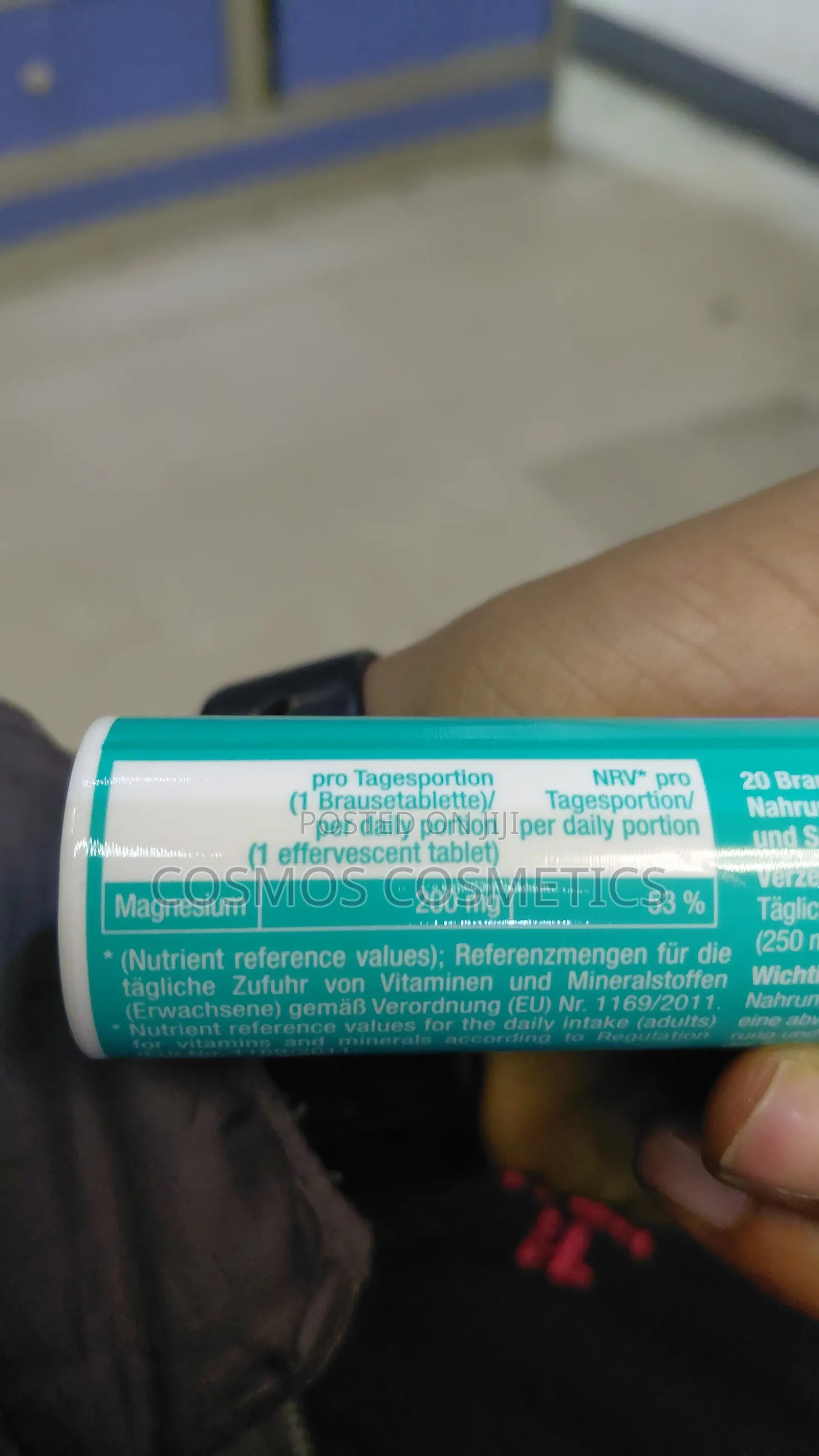 German Magnesium Effervescent Tablets From Germany