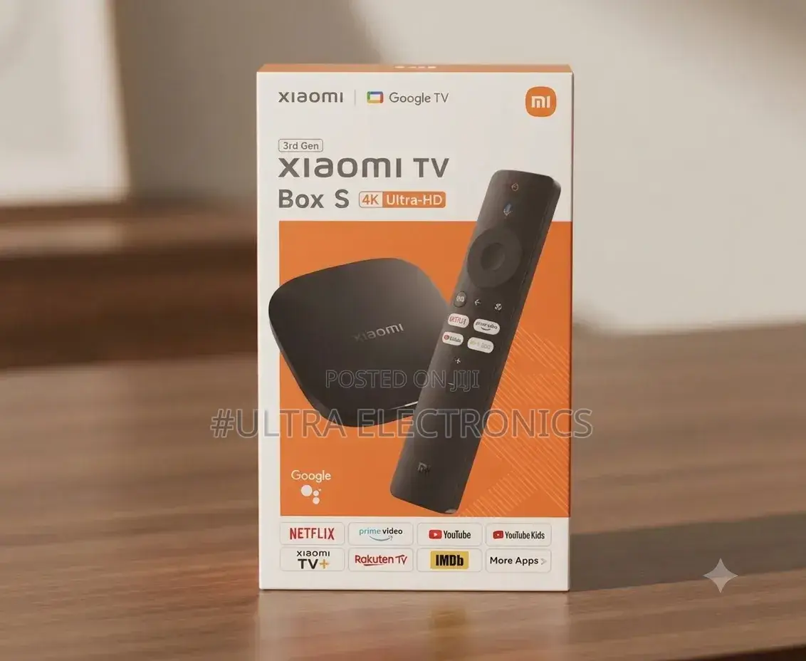 Xiaomi TV Box S 3rd Gen – Ultra Hd Upgrade Your TV to a Smart