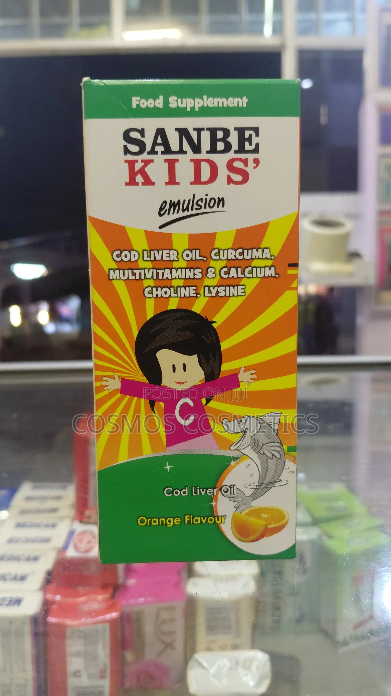 Sanbe Kids' Emulsion Cod Liver Oil WIth Multivitamins and Minerals