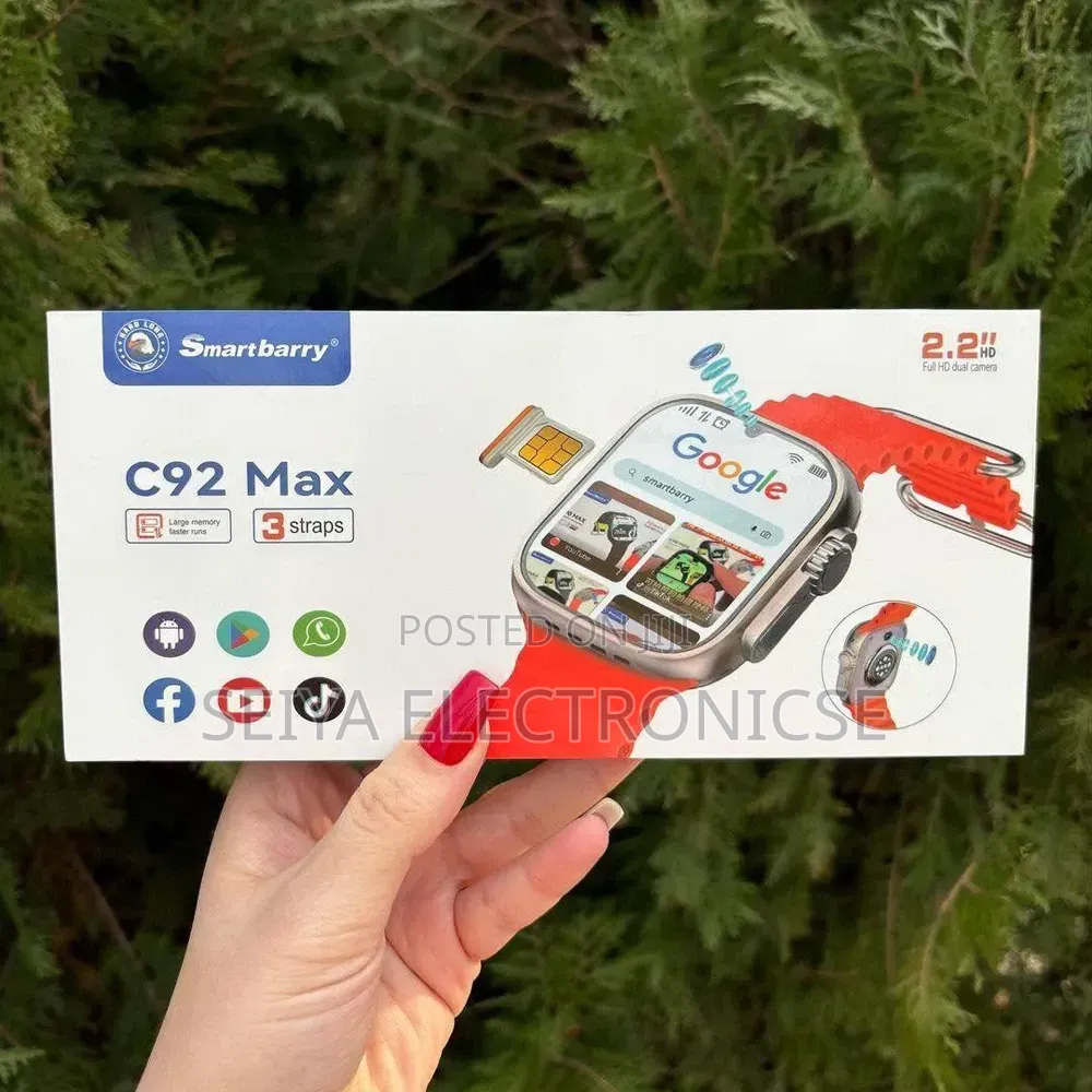 C92 Max Smartbarry Smartwatch Sim Card Support 64GB 4GB RAM