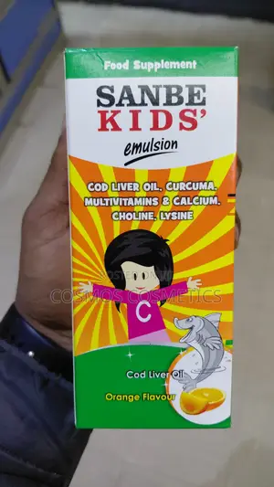 Sanbe Kids' Emulsion Cod Liver Oil WIth Multivitamins and Minerals