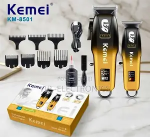 Kemei Professional Hair Clipper and Trimmer Combo Set