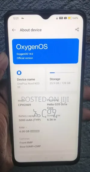 OnePlus Nord N20 SE 128 GB Black