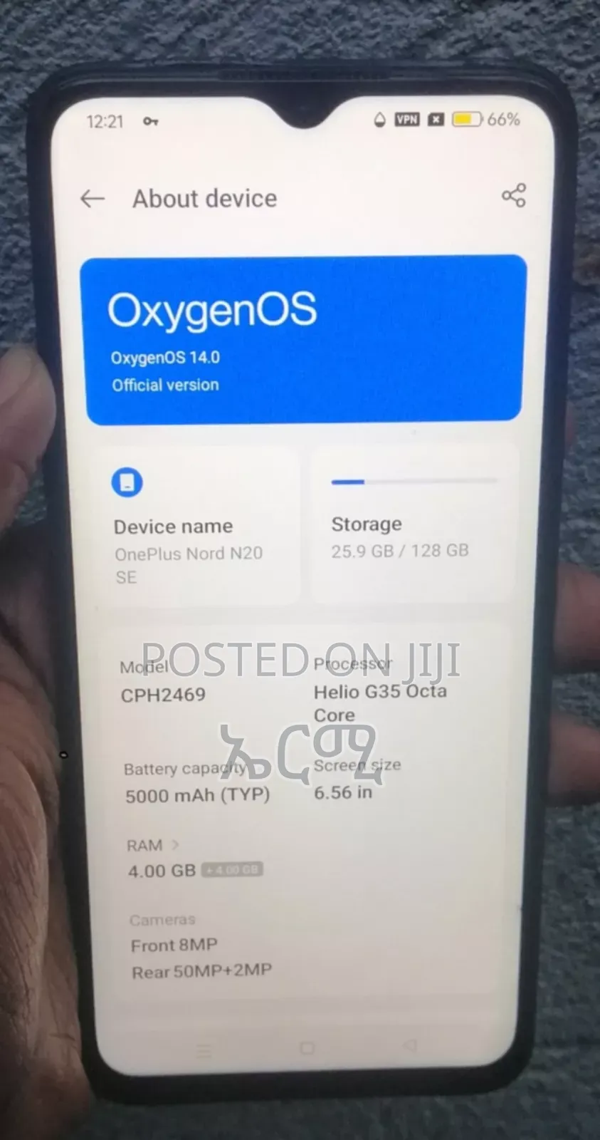 OnePlus Nord N20 SE 128 GB Black