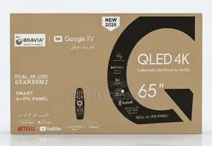 BRAVIA 65 Inch TV QLED HDR Google Frameless Original Smart TV