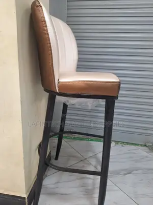 High Chair/ Bar Stool ዘመናዊ ሃይ ቼር ጨርቅ ና ሌዘር