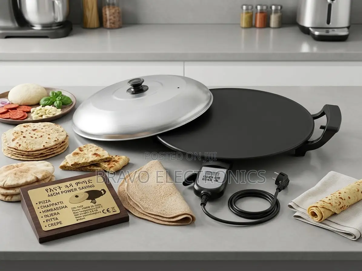 Enat Guada Injera Mitad 46cm | 2000W Digital Control