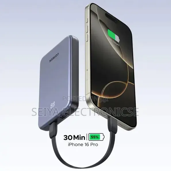 UGREEN 10,000mAh 20W Wireless Fast-Charging Wird Charging 22.5W